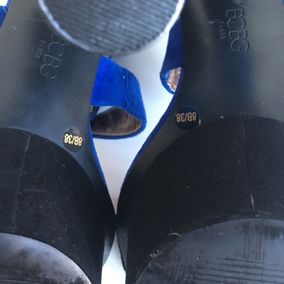 BCBG Cobalt Black & Blue funky chunky platform - Picture 4 of 7